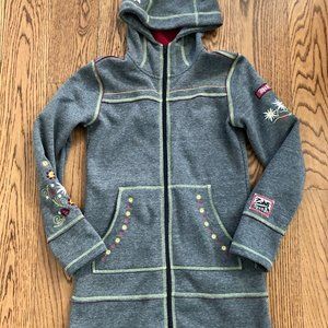 Alp n Rock Fleece Lined Hooded Embroidered Jacket - Small 1
